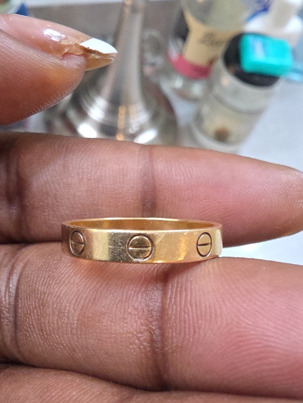 Cartier Love Band Ring - Gold